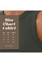 Cotton Camisole Ribbed Crew Neck Women's Undershirt - Smoked - 8