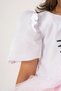 Hello Kitty Themed Girl's White Birthday Dress & Party Costume with Crown Gift - 7