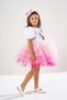 Hello Kitty Themed Girl's White Birthday Dress & Party Costume with Crown Gift - 6