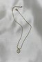 Stainless Tarnish Steel & Gold Color Charmed Women's Chain Necklace - 3