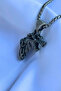 Wolf Handcrafted Stainless Steel Chain Men's Necklace - 3