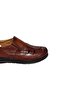 Tan Leather Men's Lightweight Summer Sandals Shoes - 4