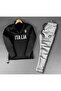Scuba Polo Neck T-Shirt Sweatpants Set of 2