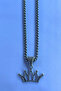 King Crown Handcrafted Stainless Steel Chain Men's Necklace - 4