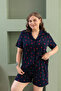Plus Size Short Sleeve Milan Shirt Pajama Set - Super Soft Fabric- Strawberry Pattern Pajamas - 7
