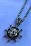 Wolf Helm Handcrafted Stainless Steel Chain Men Necklace - 3