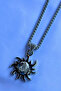 Eagle Biohazard Handcrafted Stainless Steel Chain Men's Necklace - 5
