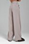 Women's Woven Fabric Waist Pleat Detailed Comfortable Fit Pants - 3