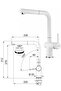 Ubg 611-100/active Plus Doccia 2.0 مجموعة تركيبات المطبخ (بيانكو) - 3