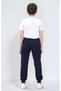 Girls' School Pants with Elastic Waist - 7
