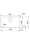 MRG 110-72 Bianco Granit Eviye - 3
