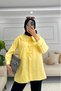 Women's Ruffled Doll Collar Bow Detailed Hijab Shirt Mannequin Height:1.67 Kg:62