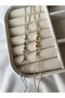 Steel Shahmeran Bracelet with Colored Stones - 3