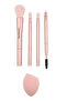 5-Piece Daily Makeup Brush Set + Soft Makeup Sponge 1080- Suitable for Wet & Dry Use (Sponge) - 3