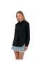 Women's Flexible Summer Tight Slim Fit Basic Black Shirt - 6