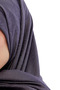 شال بنمط عرقي مونوجرام - أرجواني - 2