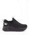 Lussi Black Colored Parachute Fabric Winter Women's Sports Shoes with Fur Inside - 8