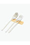 Set of 4 Travertine Cutlery Stand | Cutlery Organizer | Cutlery Placemat - 4