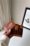 Ela Medium Size Detachable Card Holder Detailed Faux Leather Wallet - 6