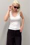 White Lace Basic Women's Undershirt Sh251 - 2
