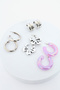 Olga Silver Color Earring Set - 2