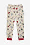 Girl's Woofy Multicolor Pajama Set - 3