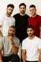 Men's 4-Pack Red-Black-White-Anthracite 100% Cotton Oversize T-Shirt Basic Short Sleeve T-Shirt - 5
