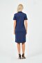 Women's Polo Neck Short Sleeve Dress - 8
