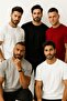 Men's 4-Pack Red-Black-White-Anthracite 100% Cotton Oversize T-Shirt Basic Short Sleeve T-Shirt - 2