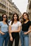 Women's 100% Cotton 3 Pack Short Sleeve Round Neck T-Shirt - 2