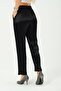 Women's High Waist Shiny Satin Pantalon - 7