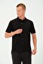 Men's Shirt - Short Sleeve Shirt, Summer Shirt, Metal Button Design