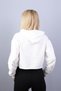 Ecru Women's Crop Sweatshirt - 3