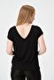 Women's Back V Neck T-shirt V Neck T-Shirt - 4
