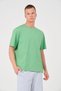 Men's Pack of 2 100% Cotton Oversize T-Shirt Basic Crew Neck Short Sleeve T-Shirt - 4