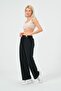 Women's Linen Wide Leg Elastic Waist Trousers - 5