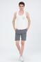 Men's Swimmer Cut Sports Tank Running Athlete Tank Top