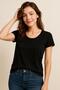 Women's 100% Cotton 3 Pack Short Sleeve Round Neck T-Shirt - 4