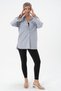Women's Patterned Solid Colored Shirt - 6