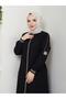 Casual Hajj and Umrah Epaulet Ferace - Black