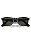 نظارات شمسية Wayfarer كلاسيكية للجنسين Rb 2140 901 50-22، إطار أسود مستطيل من خلات - 4