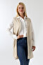 Women's Beige Seasonal Knitwear Vest - 5