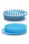 Silicone Body Scrubber & Scalp Massager 2-in-1 Exfoliating Shower Brush & Shampoo Brush for Deep Cle