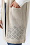 Women's Beige Seasonal Knitwear Vest - 7