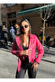 Women's Pink Leather Jacket - 2