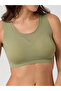 Tulle Detailed Laser Cut, Non-Marking, Invisible Push up Bra with Removable Padding Fk