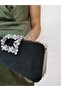 Women's Evening Big Black Shiny Chain Wedding Night Party Bag - 4