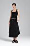Women's Design Bell Skirt with Pockets and Zipper Detail - 6