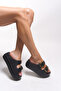 Brenphira Women's Slippers 001220   Black - 4