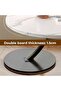 Side Table, C-shaped Coffee Table, Sofa End Table, Space-Saving Nightstand Bedside Table for - 8